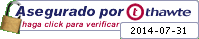 Thawte® Trusted Site Seal